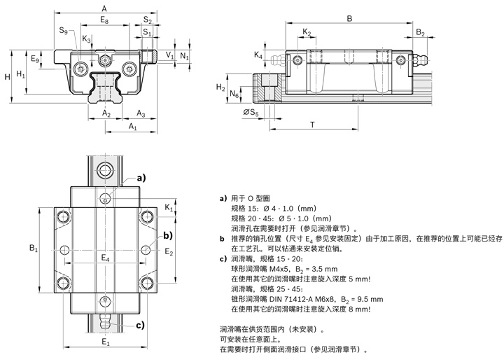 REXROTH-新型滑塊 R205A31420--結構圖.jpg